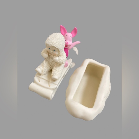 Snowbabies "Look Pooh, no hands" no box 📦 piglet - Picture 2 of 4
